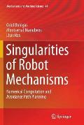 Singularities of Robot Mechanisms: Numerical Computation and Avoidance Path Planning