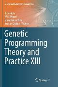 Genetic Programming Theory and Practice XIII