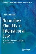 Normative Plurality in International Law: A Theory of the Determination of Applicable Rules