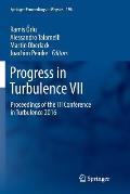 Progress in Turbulence VII: Proceedings of the Iti Conference in Turbulence 2016