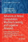 Advances in Neural Computation, Machine Learning, and Cognitive Research: Selected Papers from the XIX International Conference on Neuroinformatics, O