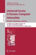Universal Access in Human-Computer Interaction. Methods, Technologies, and Users: 12th International Conference, Uahci 2018, Held as Part of Hci Inter