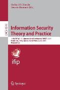 Information Security Theory and Practice: 11th Ifip Wg 11.2 International Conference, Wistp 2017, Heraklion, Crete, Greece, September 28-29, 2017, Pro
