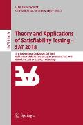 Theory and Applications of Satisfiability Testing - SAT 2018: 21st International Conference, SAT 2018, Held as Part of the Federated Logic Conference,