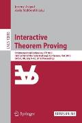 Interactive Theorem Proving: 9th International Conference, Itp 2018, Held as Part of the Federated Logic Conference, Floc 2018, Oxford, Uk, July 9-