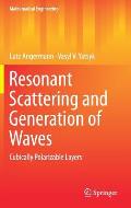 Resonant Scattering and Generation of Waves: Cubically Polarizable Layers
