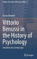 Vittorio Benussi in the History of Psychology: New Ideas of a Century Ago