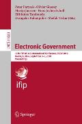 Electronic Government: 17th Ifip Wg 8.5 International Conference, Egov 2018, Krems, Austria, September 3-5, 2018, Proceedings