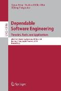 Dependable Software Engineering. Theories, Tools, and Applications: 4th International Symposium, Setta 2018, Beijing, China, September 4-6, 2018, Proc