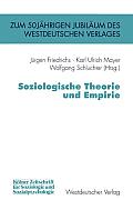 Soziologische Theorie Und Empirie