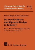 Proceedings of the Conference Inverse Problems and Optimal Design in Industry: July 8-10, 1993 Philadelphia, Pa. USA