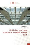Fluid flow and heat transfer in a ribbed heated duct