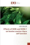 Effects of DON and DOM-1 on bovine ovarian theca cell function