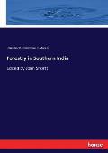 Forestry in Southern India: Edited by John Shortt