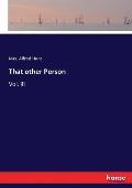 That other Person: Vol. III
