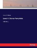 Lewis H. Steiner Pamphlets: Volume 1