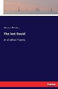 The last David: And other Poems