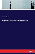 Appendix to the Scripture lexicon
