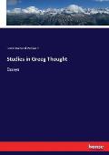 Studies in Greeg Thought: Essays
