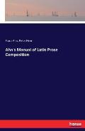 Ahn's Manual of Latin Prose Composition
