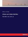 Ulrichs von Hutten Schriften: The title to vol. 2 is in Lat.