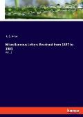 Miscellaneous Letters Received from 1897 to 1903: Vol. 2