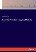 Hyde Park from Domesday-book to Date