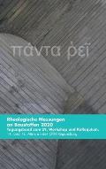 Rheologische Messungen an Baustoffen 2020: Tagungsband zum 29. Workshop und Kolloquium, 11. und 12. M?rz an der OTH Regensburg