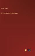 Antinomies Linguistiques