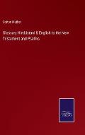Glossary Hind?stani & English to the New Testament and Psalms