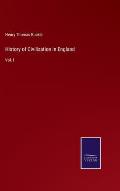 History of Civilization in England: Vol. I