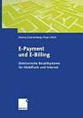 E-Payment Und E-Billing: Elektronische Bezahlsysteme F?r Mobilfunk Und Internet