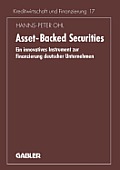 Asset-Backed Securities: Ein Innovatives Instrument Zur Finanzierung Deutscher Unternehmen
