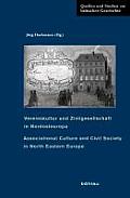 Vereinskultur Und Zivilgesellschaft in Nordosteuropa