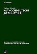 Althochdeutsche Grammatik II: Syntax