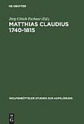 Matthias Claudius 1740-1815