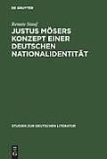 Justus M?sers Konzept einer deutschen Nationalidentit?t