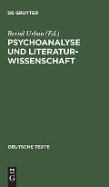 Psychoanalyse und Literaturwissenschaft