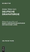 Deutsche Dramaturgie, Band 4, Deutsche Dramaturgie der Sechziger Jahre