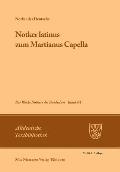 Notker Latinus Zum Martianus Capella