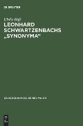 Leonhard Schwartzenbachs Synonyma
