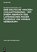 Der deutsche >MacerDe viribus herbarum