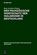 Der franz?sische Wortschatz der Waldenser in Deutschland