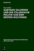 Gaetano Salvemini und die italienische Politik vor dem Ersten Weltkrieg