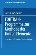 Fortran-Programme Zur Methode Der Finiten Elemente