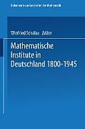 Mathematische Institute in Deutschland 1800-1945