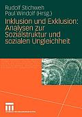 Inklusion Und Exklusion: Analysen Zur Sozialstruktur Und Sozialen Ungleichheit