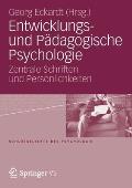 Entwicklungs- Und P?dagogische Psychologie: Zentrale Schriften Und Pers?nlichkeiten