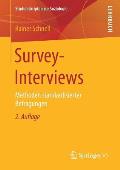 Survey-Interviews: Methoden Standardisierter Befragungen
