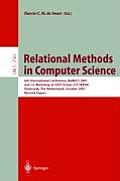 Relational Methods in Computer Science: 6th International Conference, Relmics 2001 and 1st Workshop of Cost Action 274 Tarski Oisterwijk, the Netherla